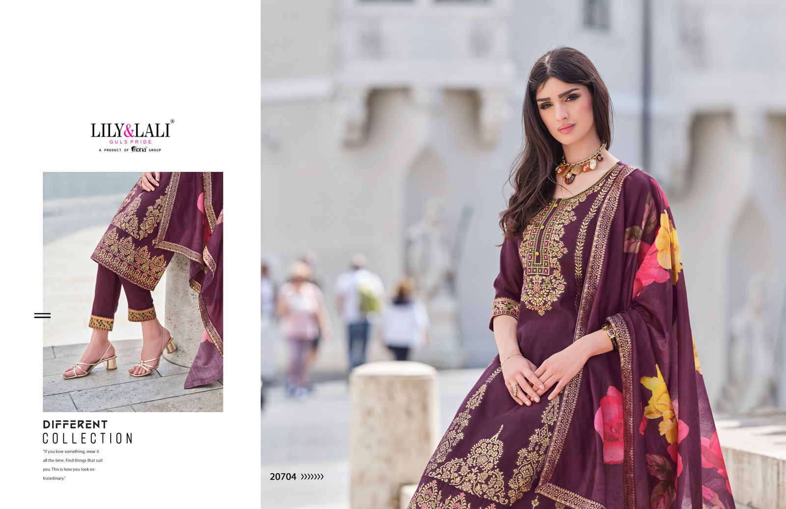 Lajjo By Lily And Lali Banarasi Jacquard Silk Readymade Suits Wholesale Online